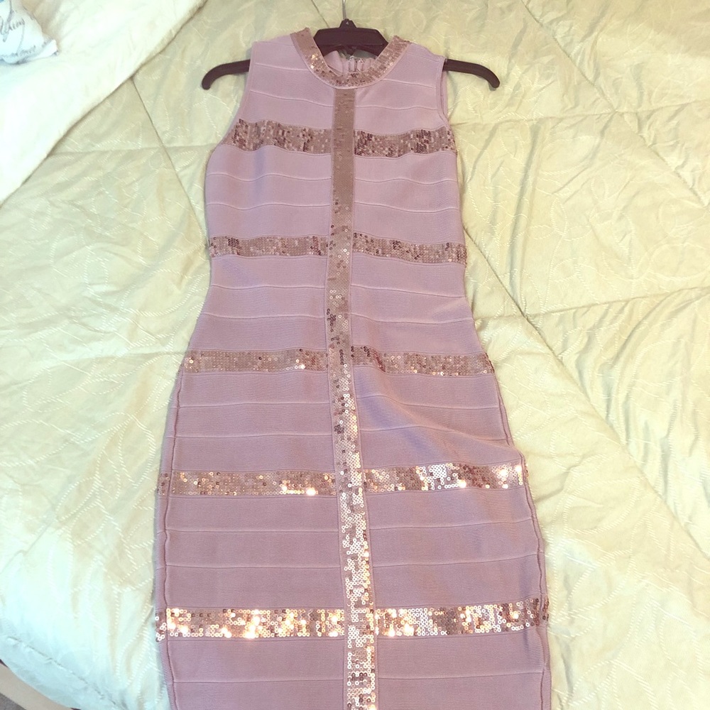 Form fitting evening dress